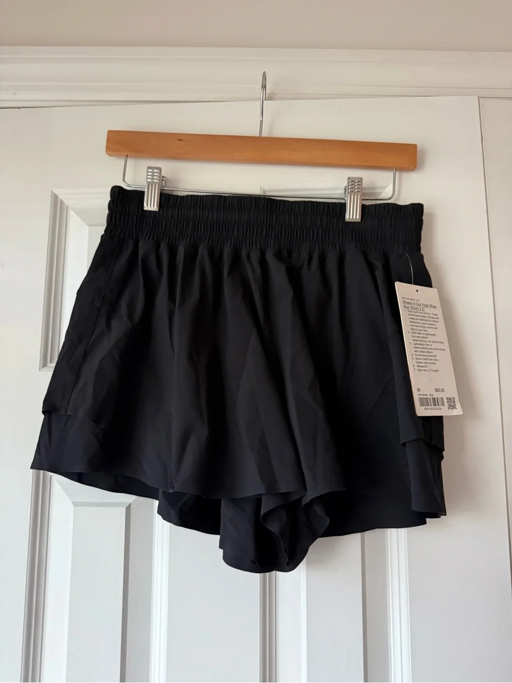 Lululemon Shake it Out High Rise Running Short 2.5” Black